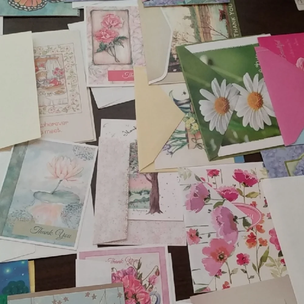 Bundle 30 Assorted Greeting Cards with Matching Envelopes For Various Occasions